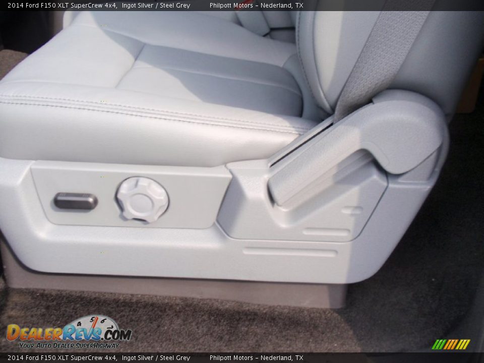 2014 Ford F150 XLT SuperCrew 4x4 Ingot Silver / Steel Grey Photo #31
