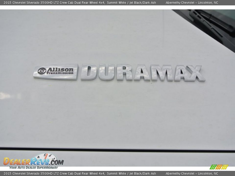 2015 Chevrolet Silverado 3500HD LTZ Crew Cab Dual Rear Wheel 4x4 Summit White / Jet Black/Dark Ash Photo #20