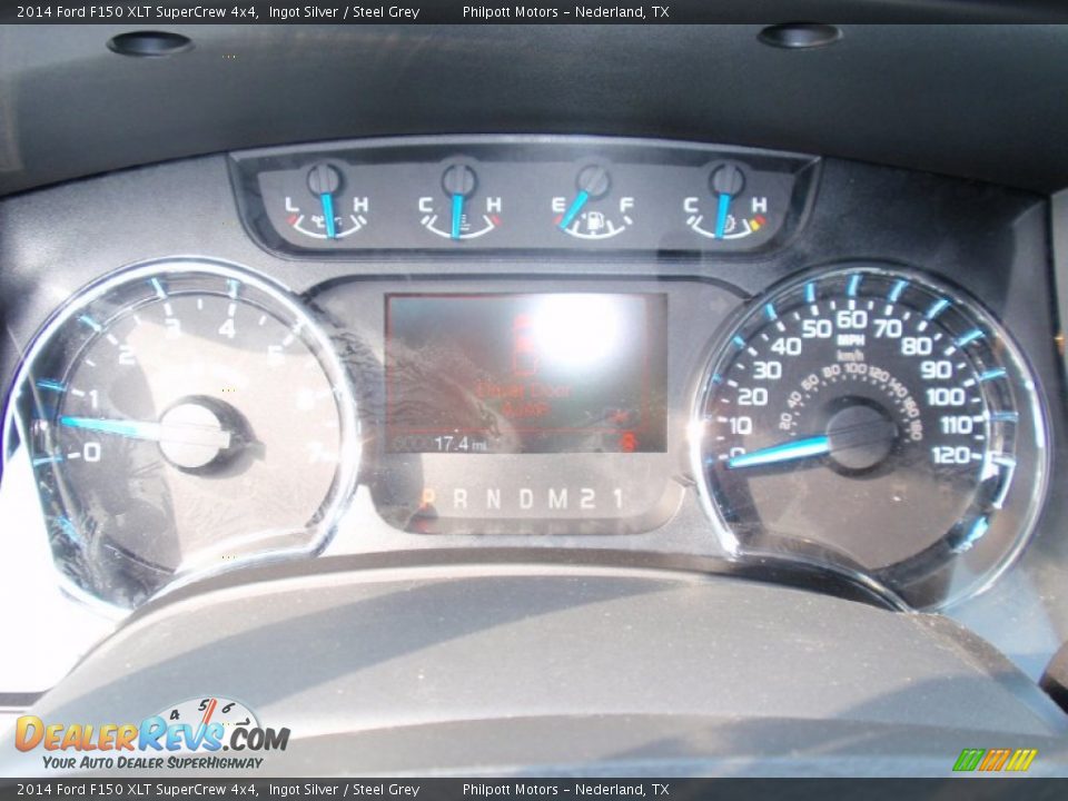 2014 Ford F150 XLT SuperCrew 4x4 Ingot Silver / Steel Grey Photo #35
