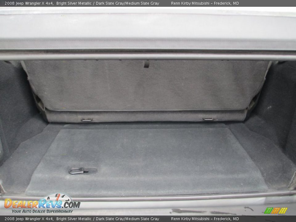 2008 Jeep Wrangler X 4x4 Bright Silver Metallic / Dark Slate Gray/Medium Slate Gray Photo #16