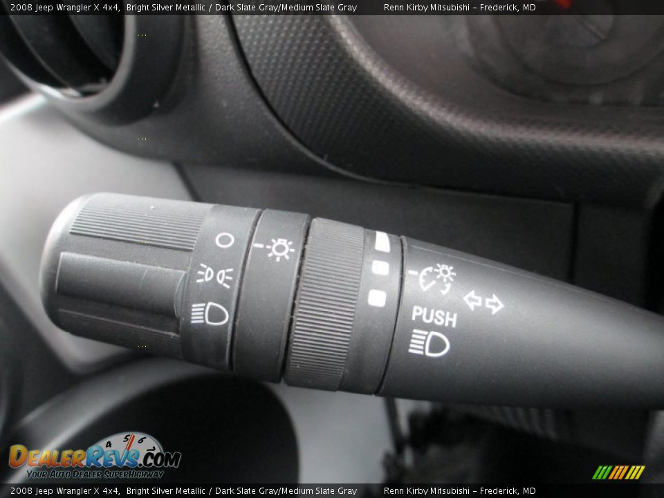 2008 Jeep Wrangler X 4x4 Bright Silver Metallic / Dark Slate Gray/Medium Slate Gray Photo #18
