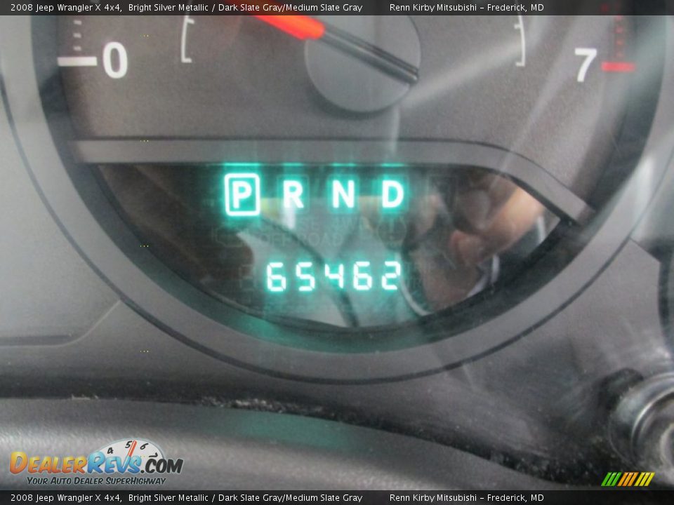 2008 Jeep Wrangler X 4x4 Bright Silver Metallic / Dark Slate Gray/Medium Slate Gray Photo #19