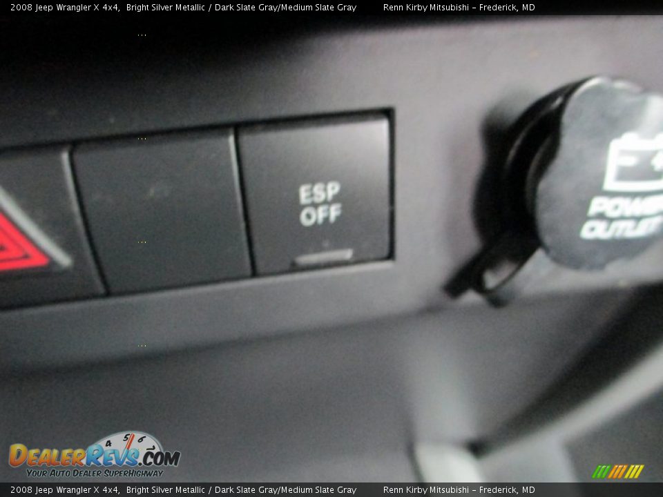 2008 Jeep Wrangler X 4x4 Bright Silver Metallic / Dark Slate Gray/Medium Slate Gray Photo #28