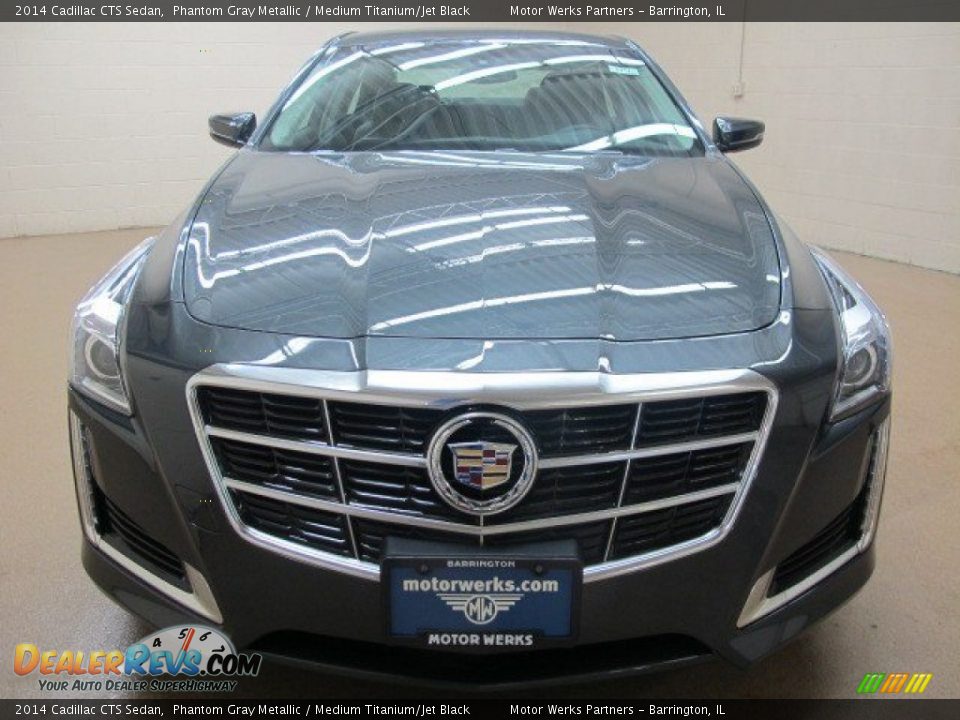 2014 Cadillac CTS Sedan Phantom Gray Metallic / Medium Titanium/Jet Black Photo #2