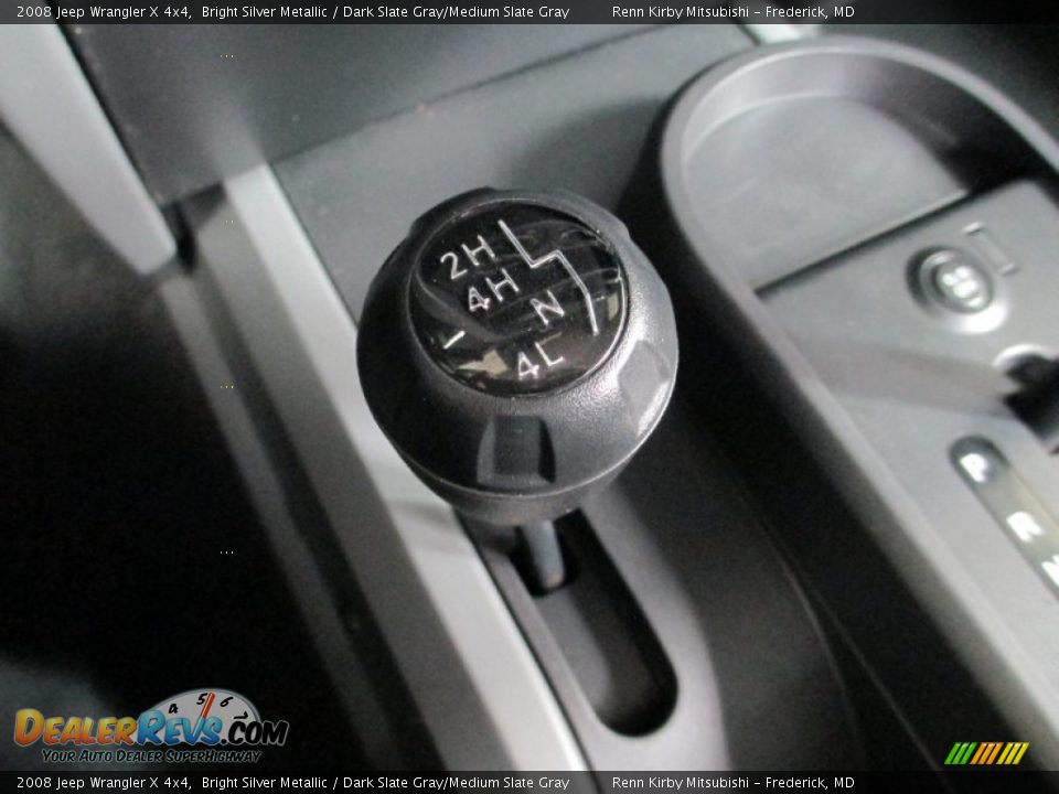 2008 Jeep Wrangler X 4x4 Bright Silver Metallic / Dark Slate Gray/Medium Slate Gray Photo #30