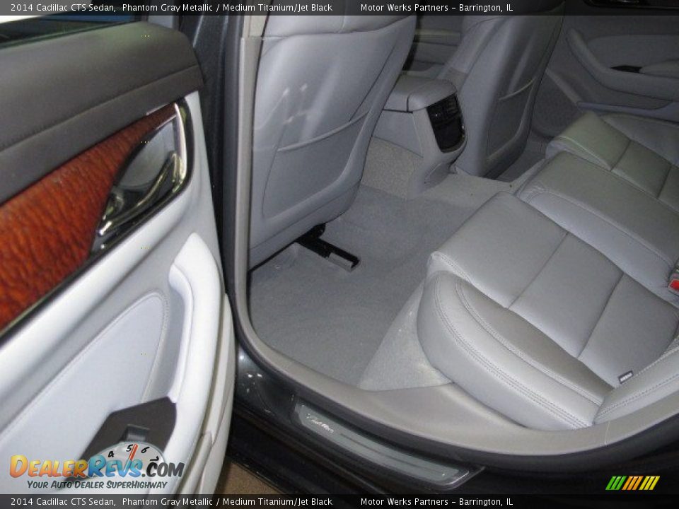 2014 Cadillac CTS Sedan Phantom Gray Metallic / Medium Titanium/Jet Black Photo #12