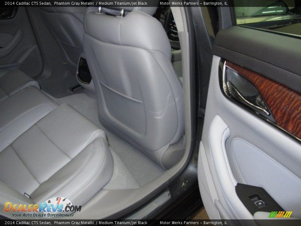 2014 Cadillac CTS Sedan Phantom Gray Metallic / Medium Titanium/Jet Black Photo #14