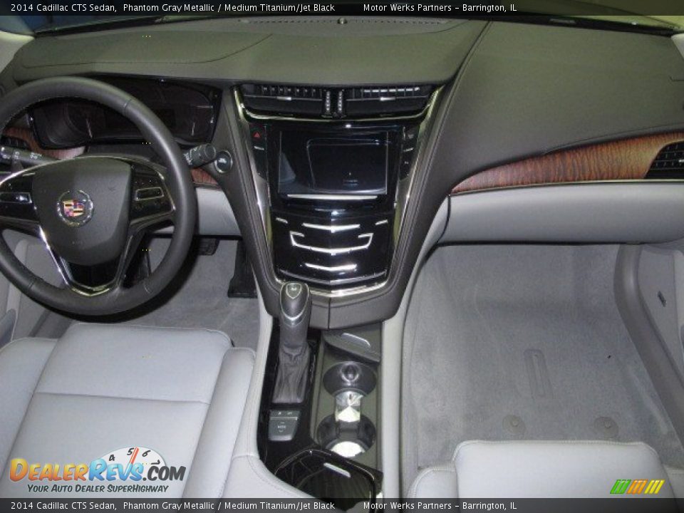 2014 Cadillac CTS Sedan Phantom Gray Metallic / Medium Titanium/Jet Black Photo #19