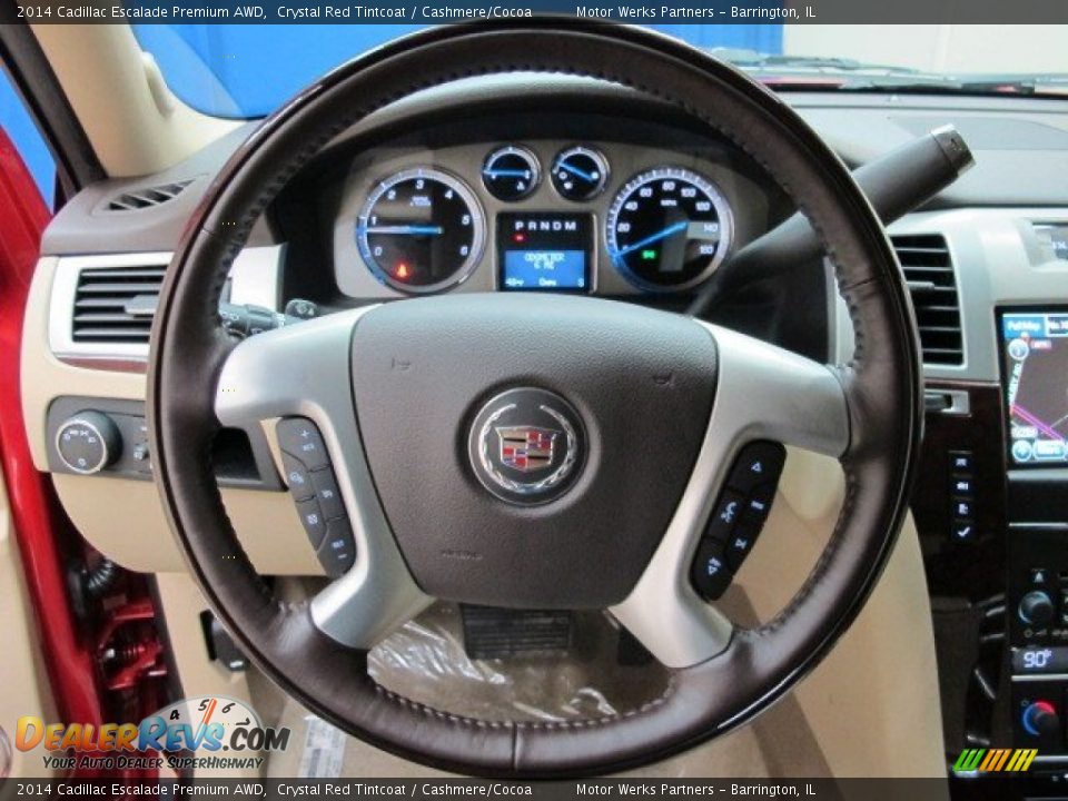 2014 Cadillac Escalade Premium AWD Steering Wheel Photo #28