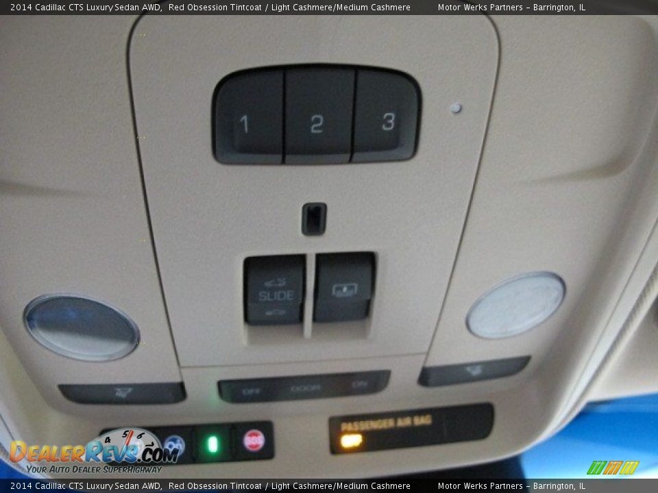 2014 Cadillac CTS Luxury Sedan AWD Red Obsession Tintcoat / Light Cashmere/Medium Cashmere Photo #20