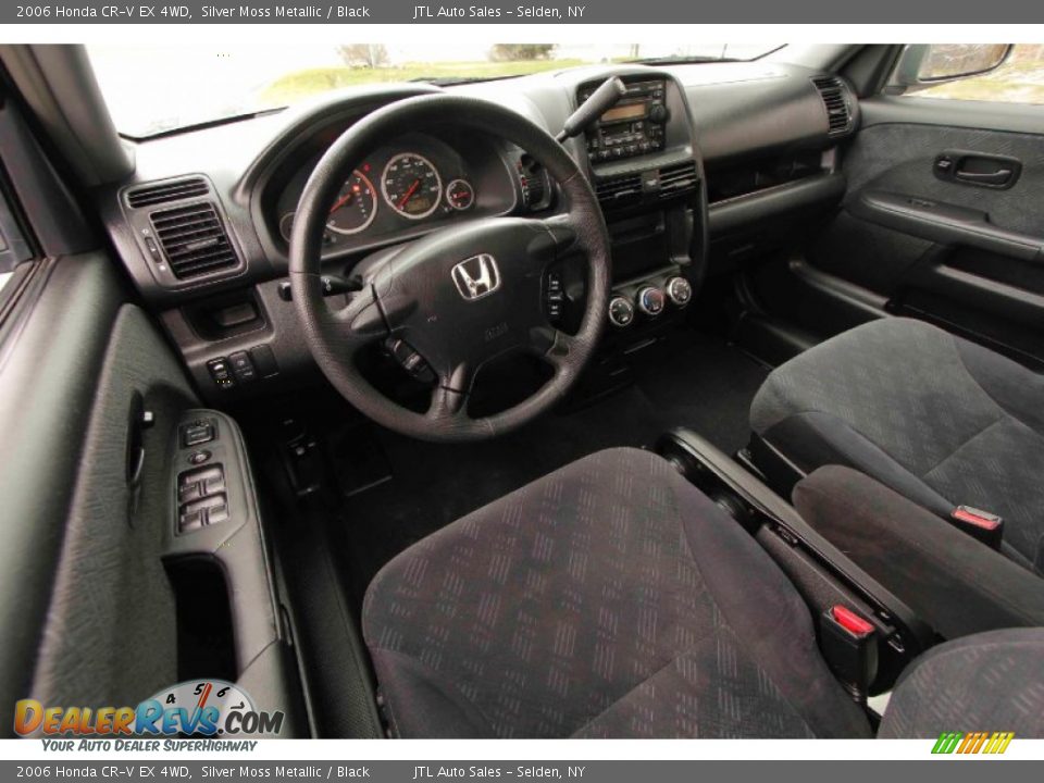 Black Interior - 2006 Honda CR-V EX 4WD Photo #14