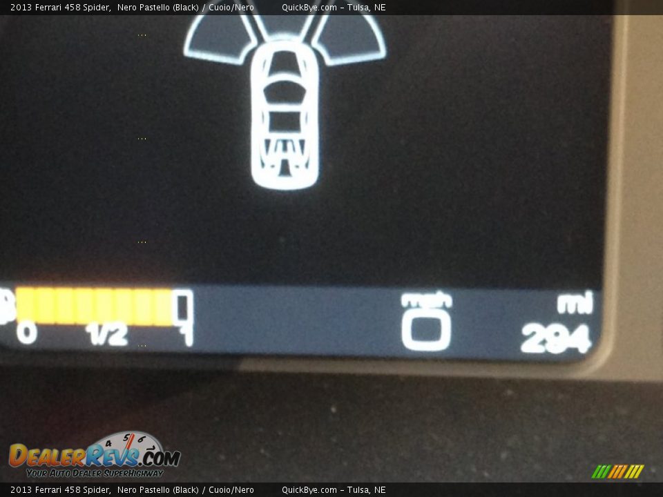 2013 Ferrari 458 Spider Nero Pastello (Black) / Cuoio/Nero Photo #14