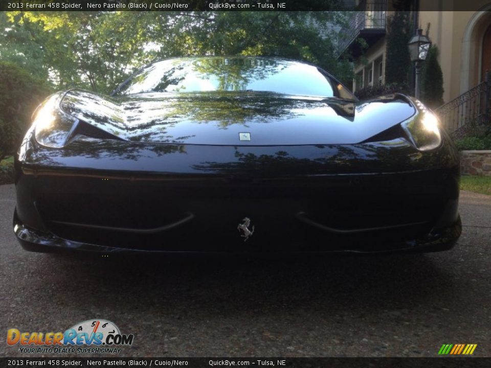 2013 Ferrari 458 Spider Nero Pastello (Black) / Cuoio/Nero Photo #15