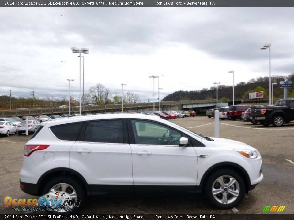 2014 Ford Escape SE 1.6L EcoBoost 4WD Oxford White / Medium Light Stone Photo #1