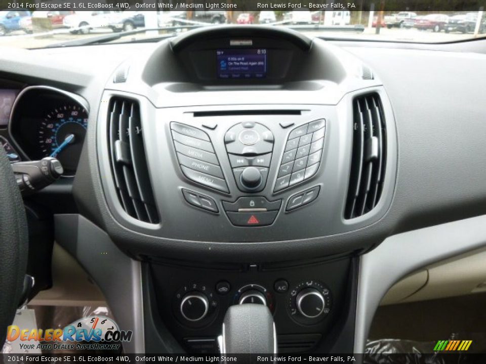 2014 Ford Escape SE 1.6L EcoBoost 4WD Oxford White / Medium Light Stone Photo #16