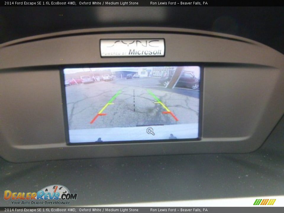 2014 Ford Escape SE 1.6L EcoBoost 4WD Oxford White / Medium Light Stone Photo #17