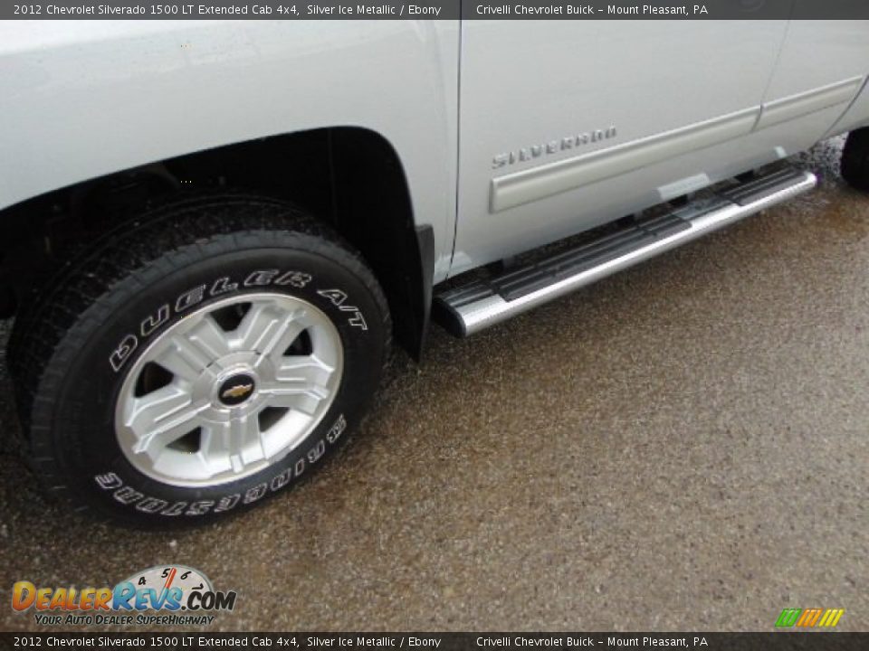 2012 Chevrolet Silverado 1500 LT Extended Cab 4x4 Silver Ice Metallic / Ebony Photo #3
