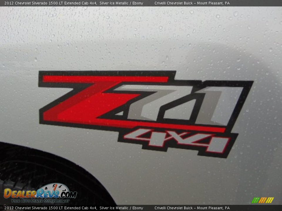 2012 Chevrolet Silverado 1500 LT Extended Cab 4x4 Silver Ice Metallic / Ebony Photo #5