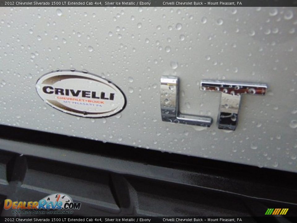 2012 Chevrolet Silverado 1500 LT Extended Cab 4x4 Silver Ice Metallic / Ebony Photo #8