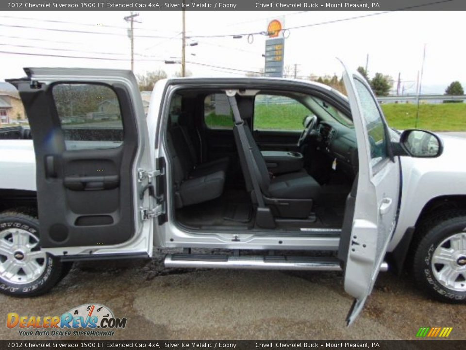 2012 Chevrolet Silverado 1500 LT Extended Cab 4x4 Silver Ice Metallic / Ebony Photo #15
