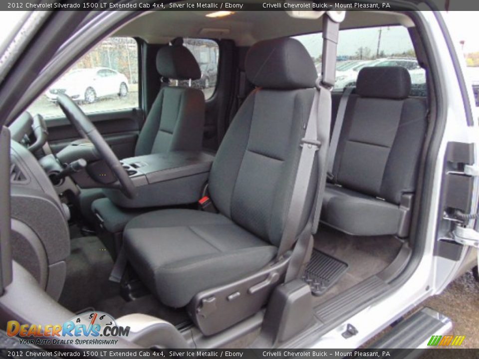 2012 Chevrolet Silverado 1500 LT Extended Cab 4x4 Silver Ice Metallic / Ebony Photo #18