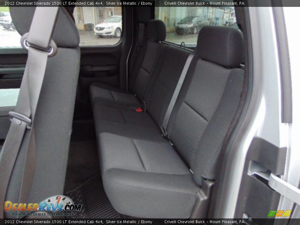 2012 Chevrolet Silverado 1500 LT Extended Cab 4x4 Silver Ice Metallic / Ebony Photo #19