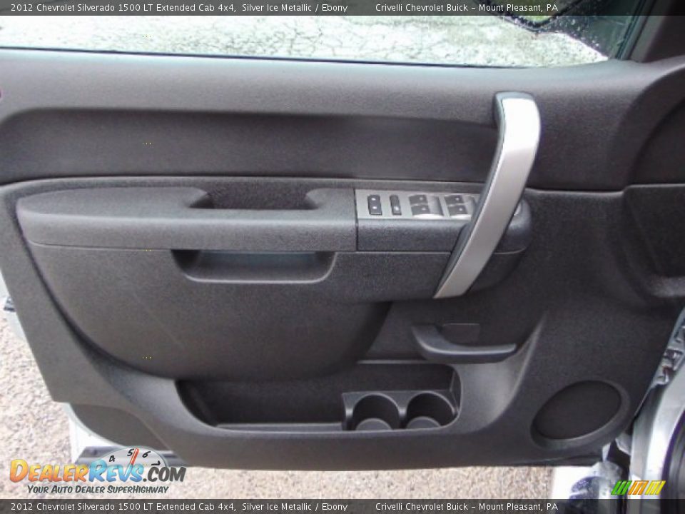 2012 Chevrolet Silverado 1500 LT Extended Cab 4x4 Silver Ice Metallic / Ebony Photo #20