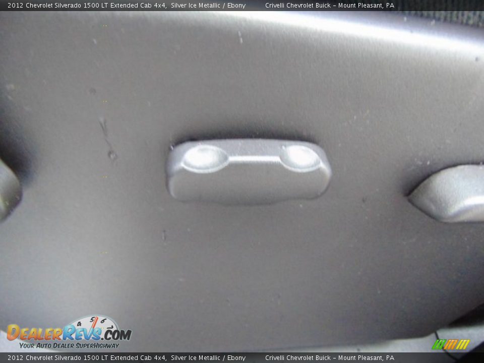 2012 Chevrolet Silverado 1500 LT Extended Cab 4x4 Silver Ice Metallic / Ebony Photo #21