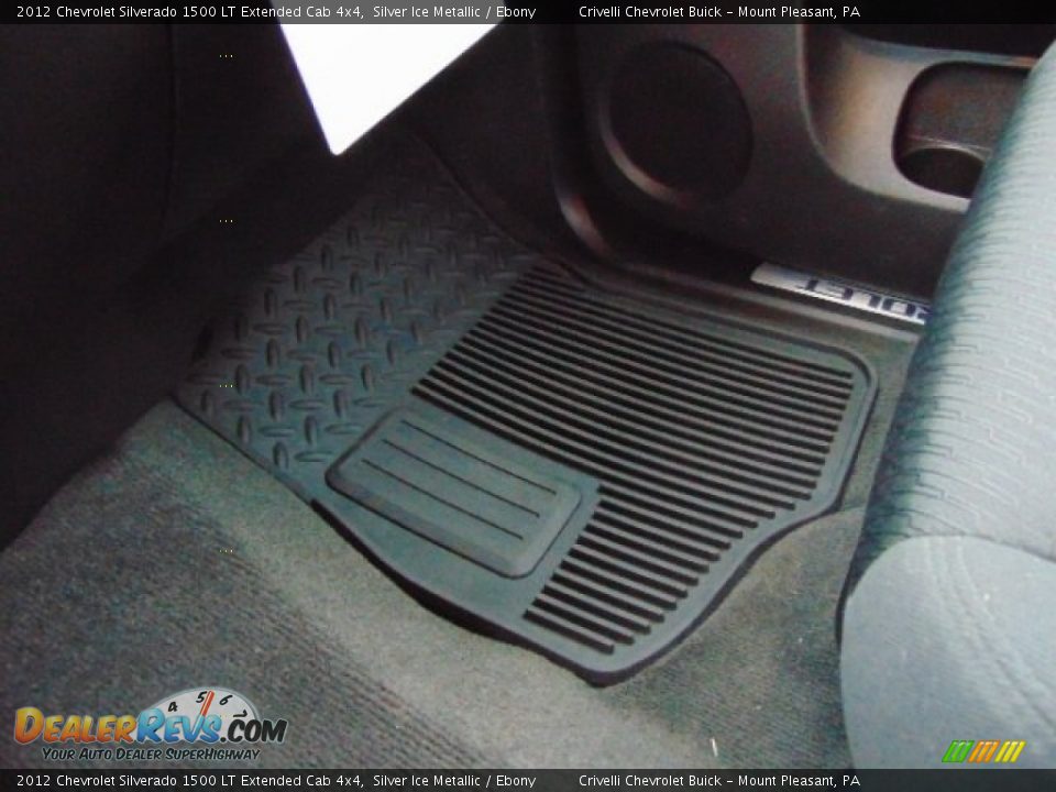 2012 Chevrolet Silverado 1500 LT Extended Cab 4x4 Silver Ice Metallic / Ebony Photo #22