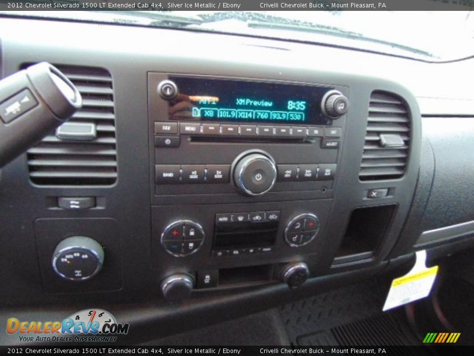 2012 Chevrolet Silverado 1500 LT Extended Cab 4x4 Silver Ice Metallic / Ebony Photo #24