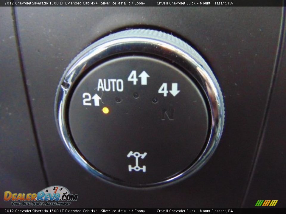 2012 Chevrolet Silverado 1500 LT Extended Cab 4x4 Silver Ice Metallic / Ebony Photo #25