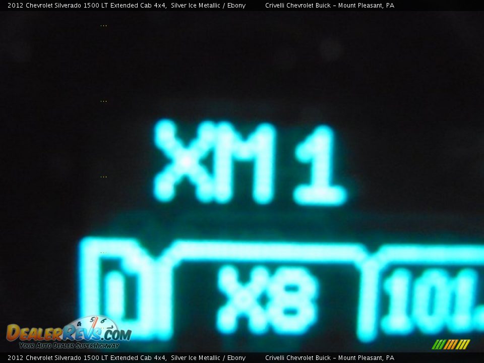 2012 Chevrolet Silverado 1500 LT Extended Cab 4x4 Silver Ice Metallic / Ebony Photo #26