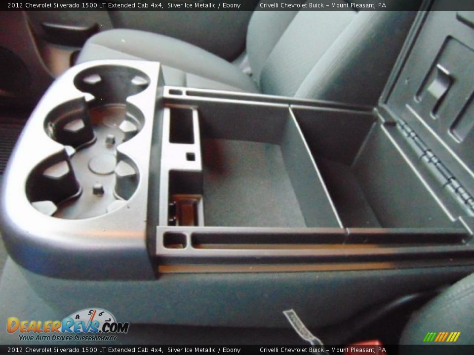 2012 Chevrolet Silverado 1500 LT Extended Cab 4x4 Silver Ice Metallic / Ebony Photo #27