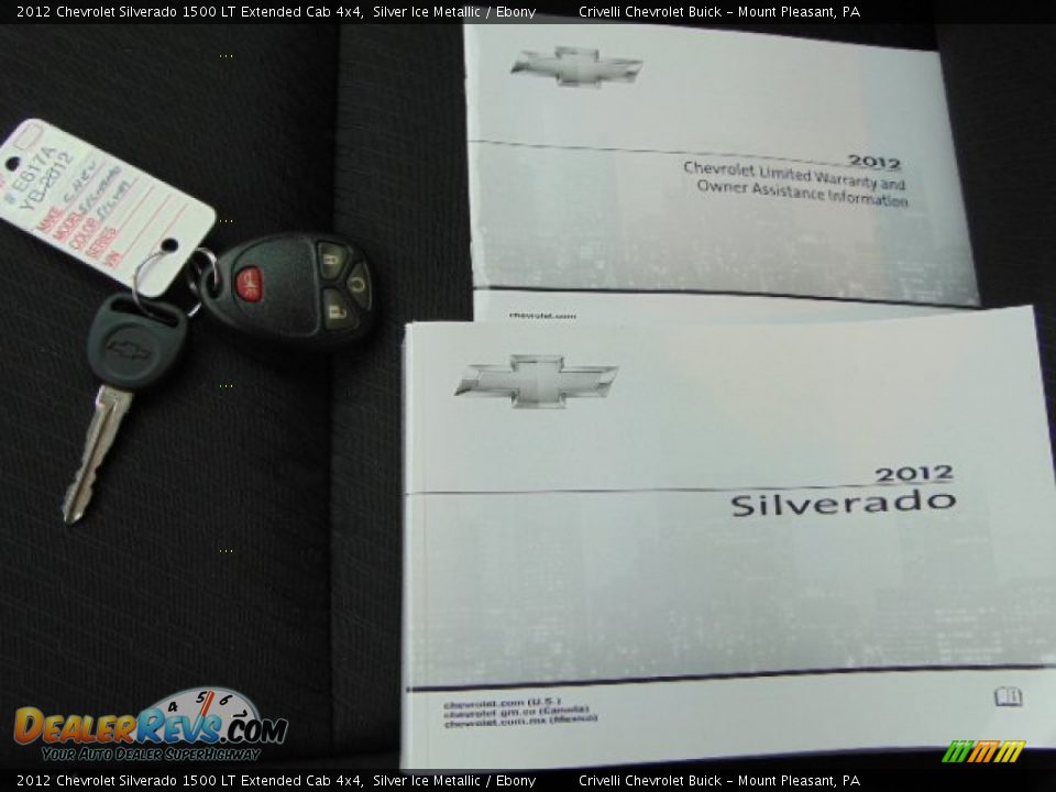 2012 Chevrolet Silverado 1500 LT Extended Cab 4x4 Silver Ice Metallic / Ebony Photo #29