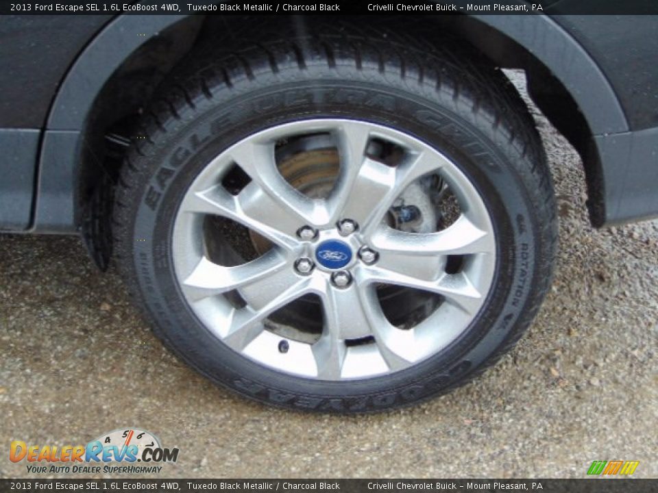 2013 Ford Escape SEL 1.6L EcoBoost 4WD Tuxedo Black Metallic / Charcoal Black Photo #3