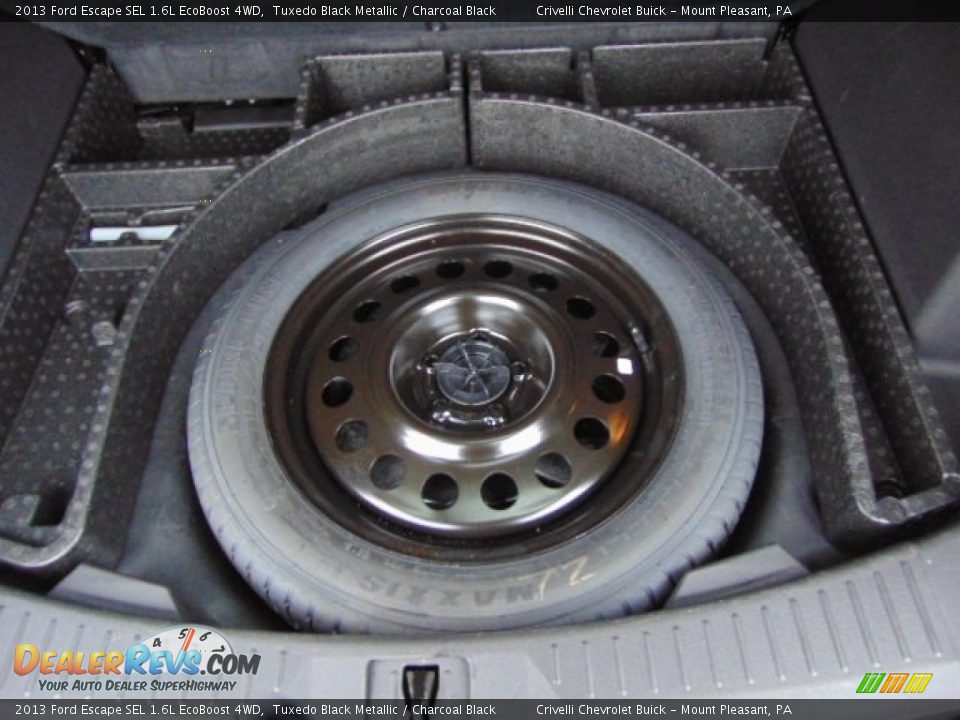 2013 Ford Escape SEL 1.6L EcoBoost 4WD Tuxedo Black Metallic / Charcoal Black Photo #30