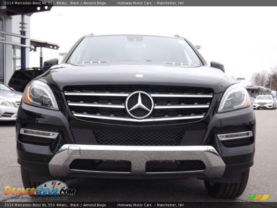 2014 Mercedes-Benz ML 350 4Matic Black / Almond Beige Photo #2