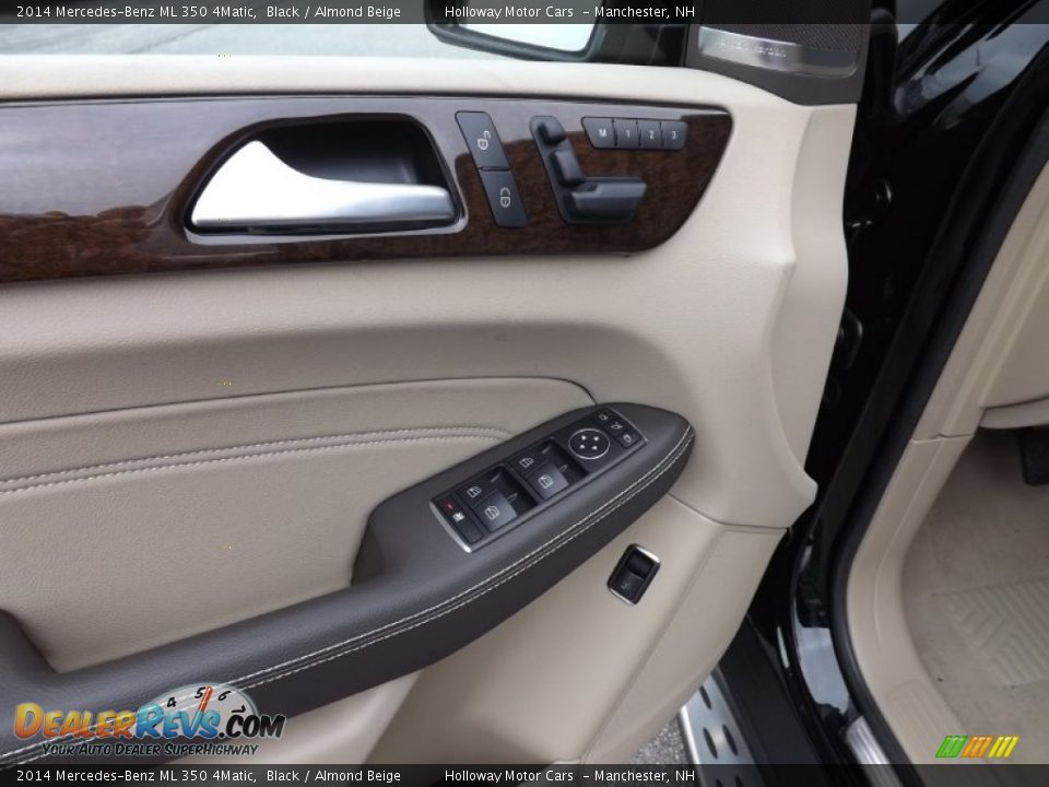 2014 Mercedes-Benz ML 350 4Matic Black / Almond Beige Photo #16