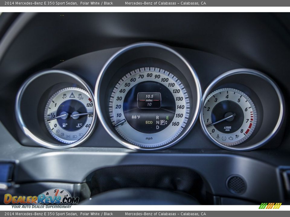 2014 Mercedes-Benz E 350 Sport Sedan Polar White / Black Photo #6