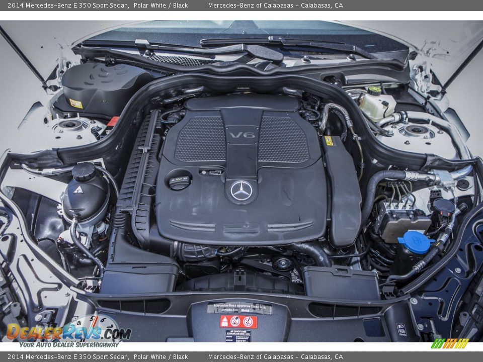 2014 Mercedes-Benz E 350 Sport Sedan Polar White / Black Photo #9