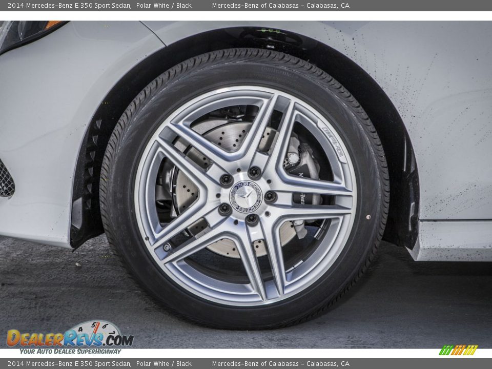 2014 Mercedes-Benz E 350 Sport Sedan Polar White / Black Photo #10