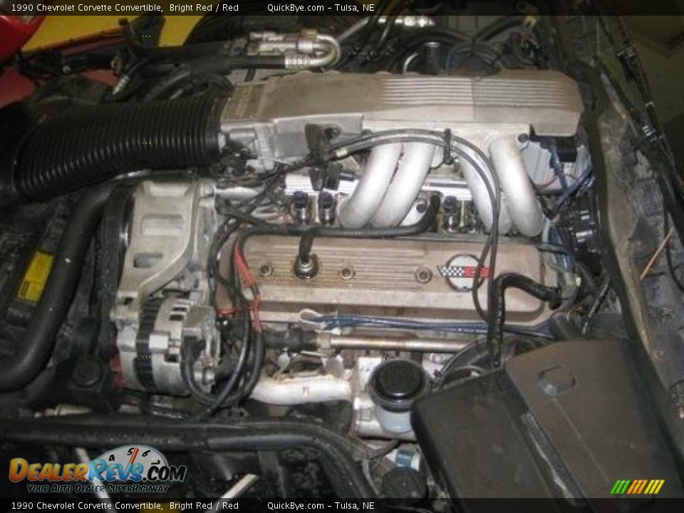 1990 Chevrolet Corvette Convertible 5.7 Liter OHV 16-Valve V8 Engine Photo #10