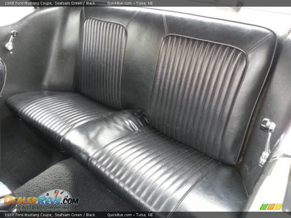 Rear Seat of 1968 Ford Mustang Coupe Photo #9