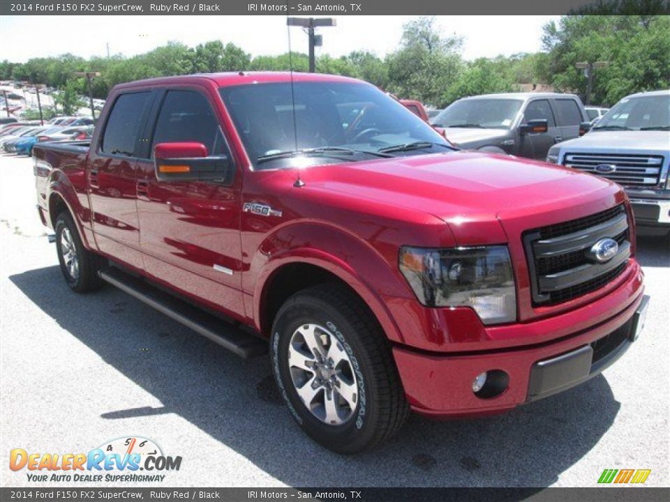 2014 Ford F150 FX2 SuperCrew Ruby Red / Black Photo #8