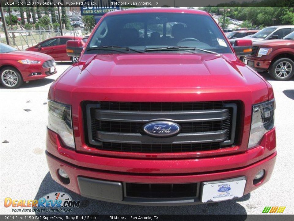 2014 Ford F150 FX2 SuperCrew Ruby Red / Black Photo #9