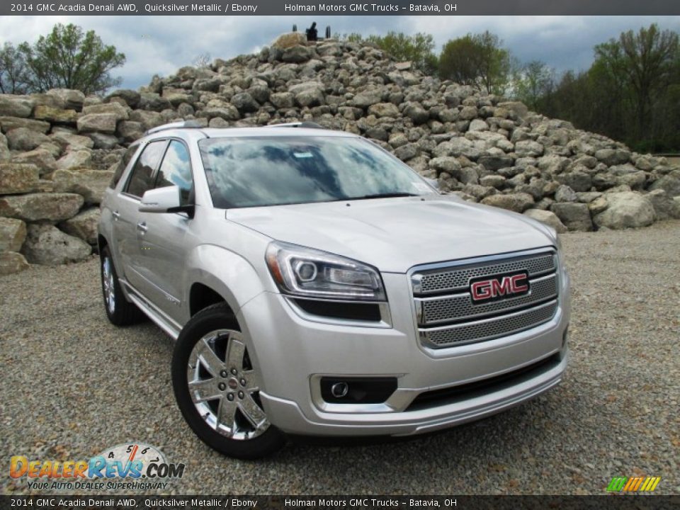 2014 GMC Acadia Denali AWD Quicksilver Metallic / Ebony Photo #1