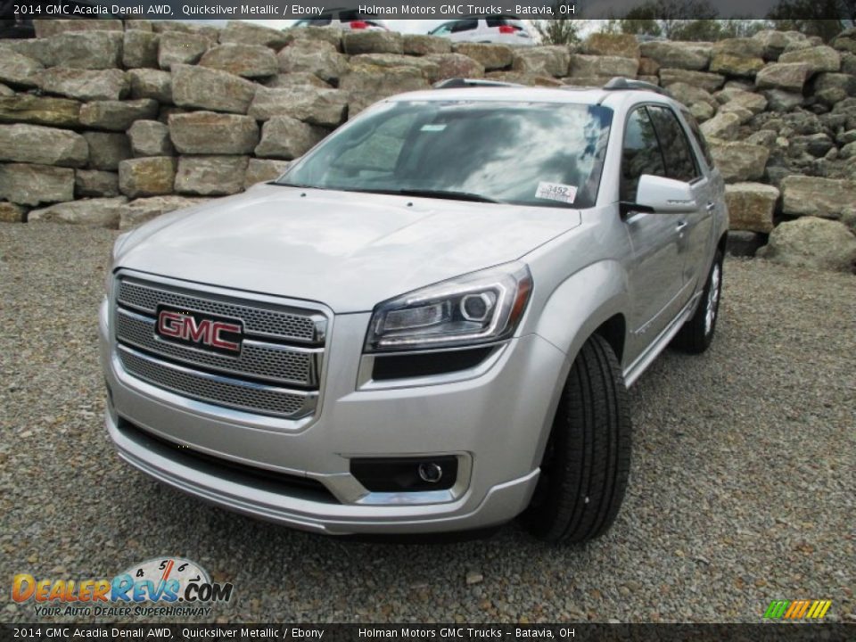 2014 GMC Acadia Denali AWD Quicksilver Metallic / Ebony Photo #2