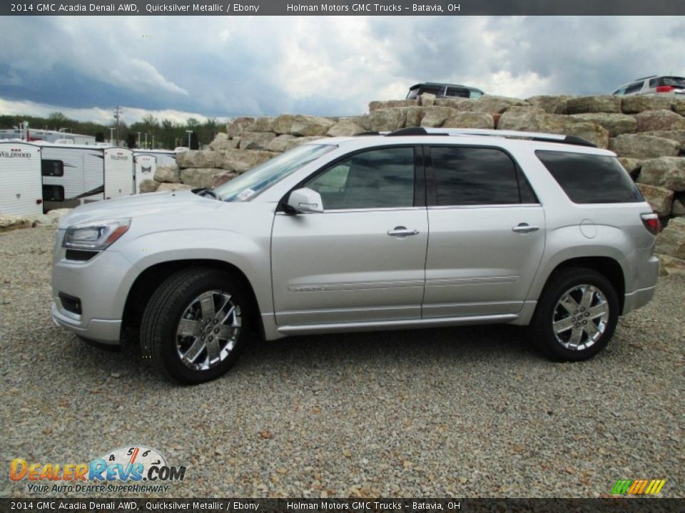 2014 GMC Acadia Denali AWD Quicksilver Metallic / Ebony Photo #3