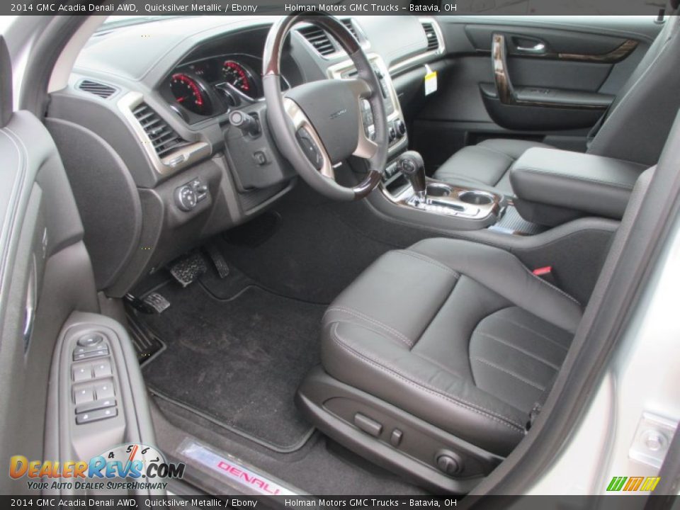 2014 GMC Acadia Denali AWD Quicksilver Metallic / Ebony Photo #6