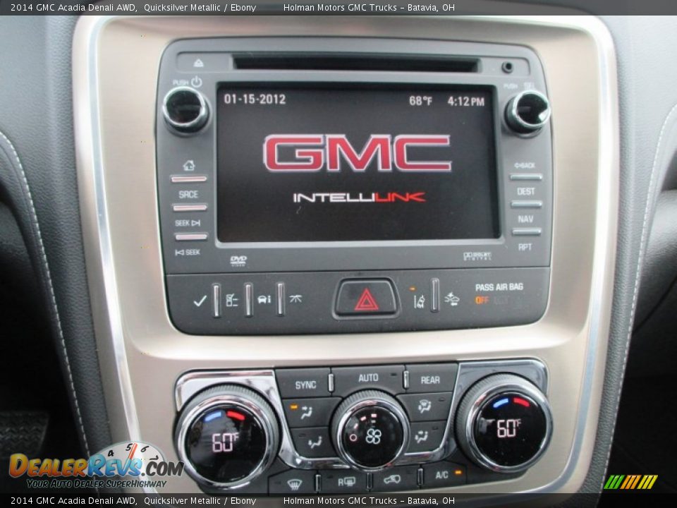 2014 GMC Acadia Denali AWD Quicksilver Metallic / Ebony Photo #8